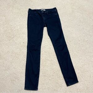 Abercrombie & Fitch Dark Blue Skinny Stretch Jeggings Size 4R